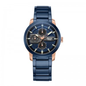 Alexandre Christie AC 6562 Rosegold Blue Steel Lady BFBURBU